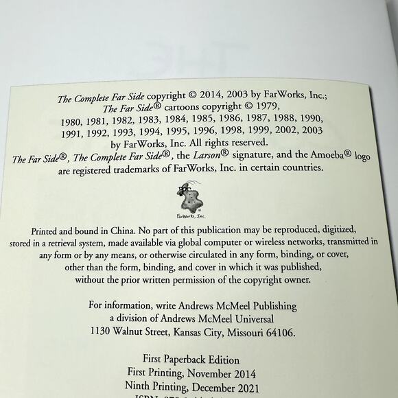 The Complete Far Side Gary Larson 3 Volume Paperback Boxed Set 2014 READ - Picture 4 of 11